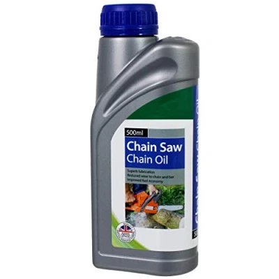 Image of SPARES2GO Universal Chainsaw Chain Oil Lubricant (500ml)