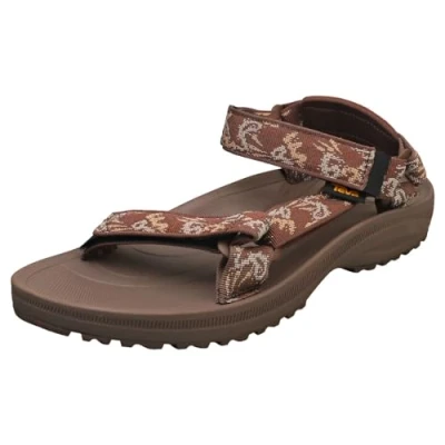 Image of Teva Winsted Mens Walking Sandals in Brown 8 UK