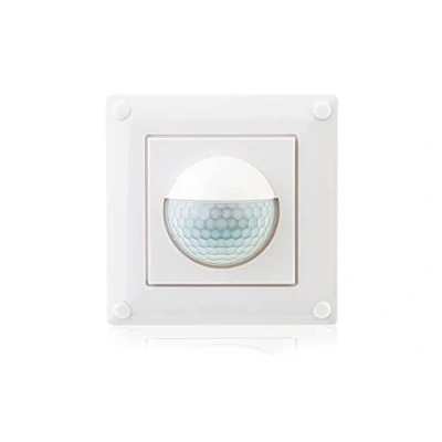 Image of HUBER Motion 15F PIR Sensor 190 for Indoor and Outdoor Use, Flush Mounted with Switch, 2 + 3 Wire Technology