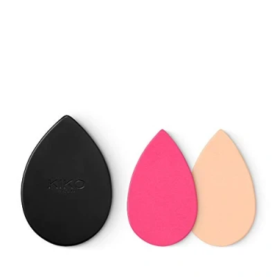 Image of KIKO Milano Beauty Duo: mirror &amp; sponge Cover Case with and two applicators for foundations liquid concealers