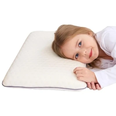 Image of SIKAINI Children Pillow Memory Foam Kids Hypoallergenic Flat (3 8 Years)