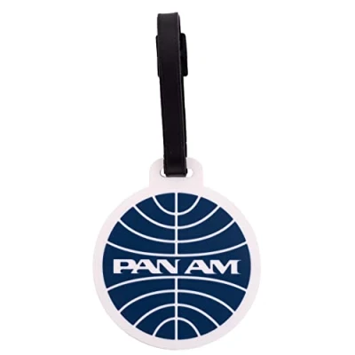 Image of Desert Cactus Pan Am Airways Airline PVC Luggage Tag Bag (Luggage Design 1)