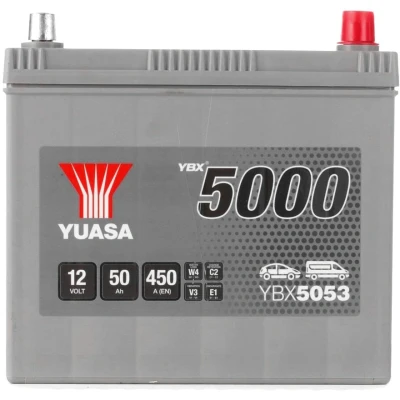 Image of Yuasa YBX5053 12V 50Ah 450A Silver High Performance Battery