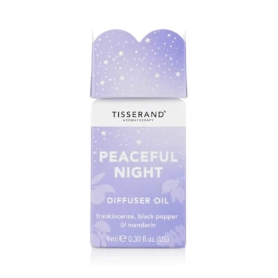 Image of Tisserand Aromatherapy Peaceful Night Diffuser Oil Frankincense, Black Pepper and Mandarin Essential Oils 100% Natural Blend 9 ml