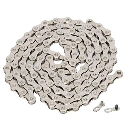 Image of Keenso 11 Speed Bike Chain, High Strength Steel 11‑speed Bicycle Chain 116 Links Chains Replacement Cycling Accessory Bicycles and spare parts