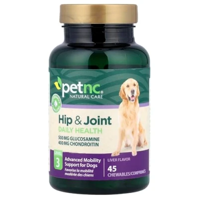 Image of PetNC Natural Care Hip and Joint Health Advanced Chewables for Dogs, 45 Count