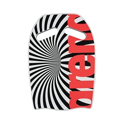 Image of arena Unisex Printed Swim Kickboard for Adults, Swimming Training Aid Pool Exercise Equipment, Crazy Illusion Medium
