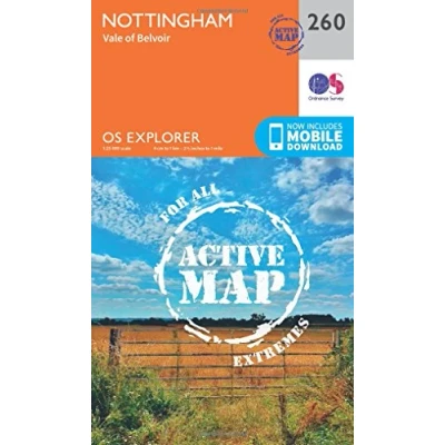 Image of Explorer Active 260 Nottingham Map With Digital Version