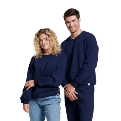 Image of Russell Athletic Men&#039;s Dri Power Fleece Sweatshirt, Navy, XL