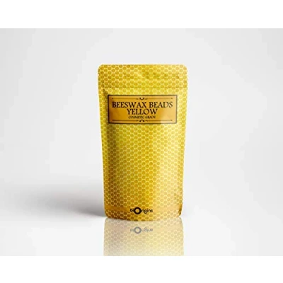 Image of Mystic Moments Beeswax Beads Yellow Cosmetic Grade 100g GMO Free