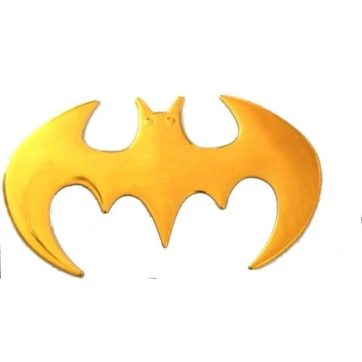 Image of Tinkerbell Trinkets® BATMAN Car Emblem Badge Decal 3D GOLD