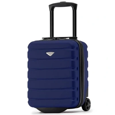 Image of Flight Knight Lightweight 2 Wheel ABS Hard Case Suitcases Cabin Carry On Hand Luggage Approved for Over 100 Airlines Including Wizz, Ryanair &amp; easyJet Free 40x30x20cm
