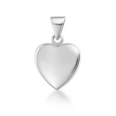 Image of Tuscany Silver Women&#039;s Sterling Polished Heart Pendant