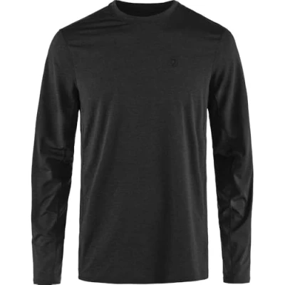 Image of FJALLRAVEN 12600214 550 Abisko Day Hike LS M Sweatshirt Men&#039;s Black Size