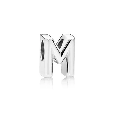 Image of Pandora Letter M Alphabet Charm 797467