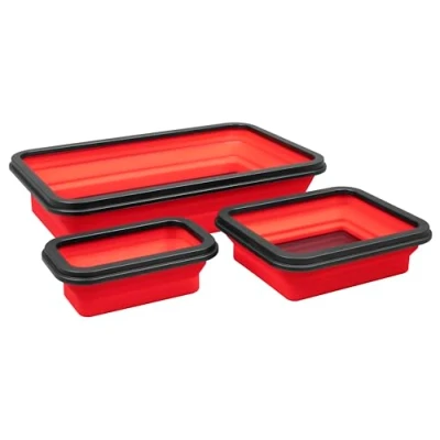 Image of Sealey Parts Tray Collapsible Magnetic Set of 3