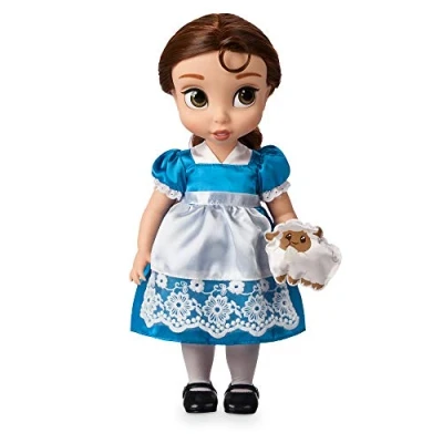 Image of Disney Store Official Belle Doll Animator Collection, Beauty and the Beast, 39cm/15 with Realistic Rooted Hair, Outfit &amp; Shoes, Collectible Toddler Suitable for Ages 3+