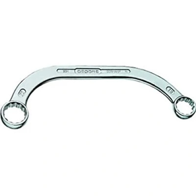 Image of Gedore 30411X13 Half moon ring spanner 11x13mm silver
