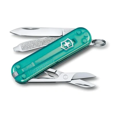 Image of Victorinox, Classic SD, Swiss Army Pocket Knife, small, Multi Tool, Camping, 7 Functions, Blade, Nail file, Screwdriver 2.5 mm