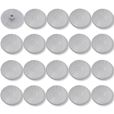 Image of cyclingcolors 20x Screw Cover Cap Grey Plastic Hexagon Allen Head Hole Socket Hex Protector Furniture Screws caps SW4