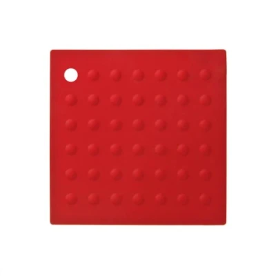Image of Premier Housewares Zing Silicone Trivet Red