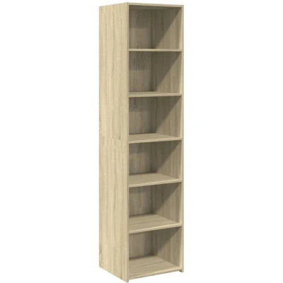 Image of vidaXL Highboard Sonoma Oak 45x41x185 cm Engineered Wood