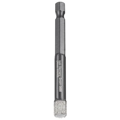 Image of kwb Diamond Tile Hole Drill Bit for Drills, Saw with 1/4 Inch E 6.3 Hex Shank, Core Diameter 8mm