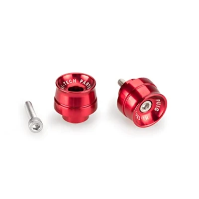 Image of Puig 21020R Bar Ends Speed Model for Honda Red