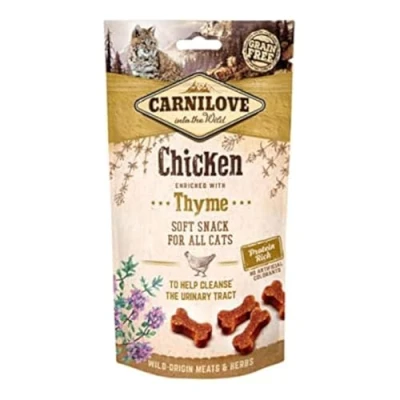 Image of Carnilove Cat Semi Moist Snacks 50g Chicken with Thyme