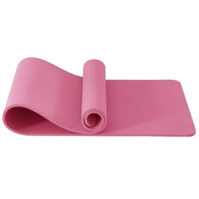 Image of Good Nite Yoga Mat Exercise Mats Workout Pilates Fitness for Women Men Non Slip Thick 10mm High Density Gymnastics with Carry Strap Tpe 183 x 61 1cm (Red Plum)