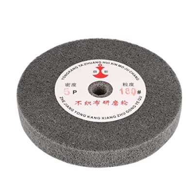 Image of sourcing map 16mm Bore 150mm Dia 180 Grit Nylon Fiber Wheel Abrasive Polishing Buffing Disc