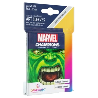 Image of Gamegenic Marvel Champions Sleeves Hulk (GGS15004ML)