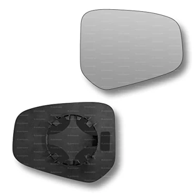 Image of Less4spares Replacement Wing Mirror Glass Right Compatible with Ford Transit Courier 2014 2021 CLIP ON Driver Off side Convex