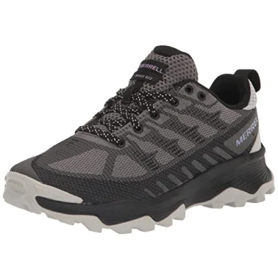 Image of Merrell Women&#039;s Speed Eco Charcoal/Orchid Low Sneakers, 8.5 UK