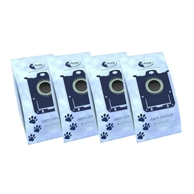 Image of AEG GR203S s bag Anti Odour Vacuum Cleaner Bags, Suitable VX4, VX6, VX7, VX8, AB61 (Vacuum Bags for Pet Owners, Odour, Neutralises Odours, Clean Air, Hygiene Sealing)