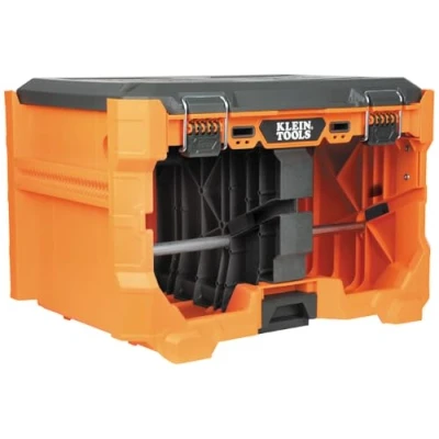 Image of Klein Tools 54825MB MODbox Wire Spool Dispenser, Conduit and Puller, Holds (4) 500 Pound Spools, 120 Capacity, Compatible with Components