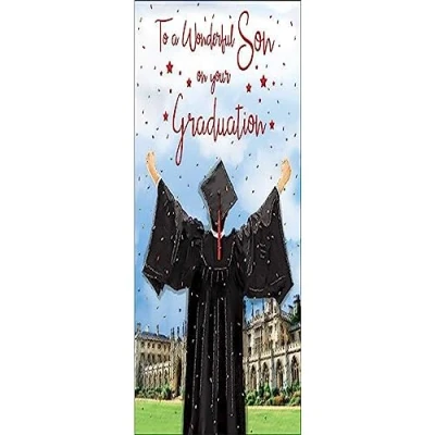 Image of Regal Publishing Occasion Card Graduation Son 8 x 6 inches