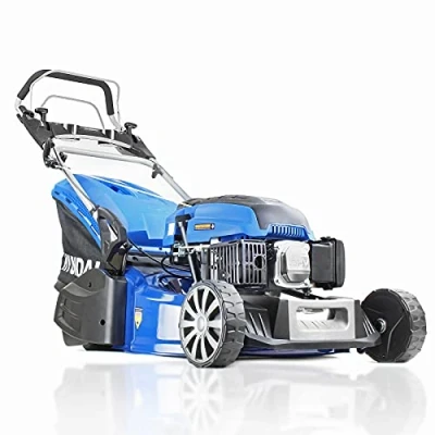 Image of Hyundai 19&quot;/48cm 139cc Self propelled Petrol Roller Lawnmower, 5 Adjustable Cutting Heights, 70l Grass Collector Bag, Foldable Handles, 3 Year Warranty