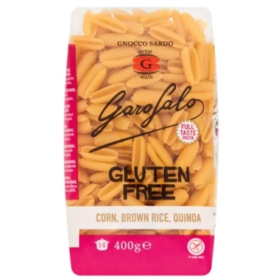 Image of Garofalo Gluten Free Gnocchi Sardi (shell shape) Italian Dried Pasta, 400g Suitable for Coeliac and Vegan diets (Pack of 1)