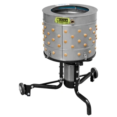 Image of Zipper ZI GRM1100 1000w Chicken Plucker 15 Second Removal 2X Chickens