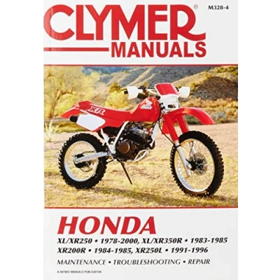 Image of Honda XL/XR250 (78 00), XL/XR350R (83 85) Service Repair Manual (Paperback)