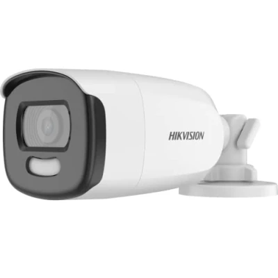 Image of HIKVISION DS 2CE10UF3T E Bullet Mini 8MP 2.8mm ColorVu PoC (Turret), White