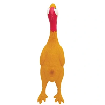 Image of Rosewood Latex Chicken, Large, Yellow/Red