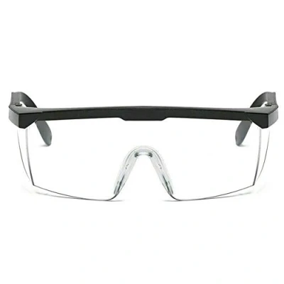 Image of Lintat Goggles Protective Safety Clear Anti Saliva/Dust/Sand Eye Protection Glasses for Lab Chemical Workplace Outdoor Sports