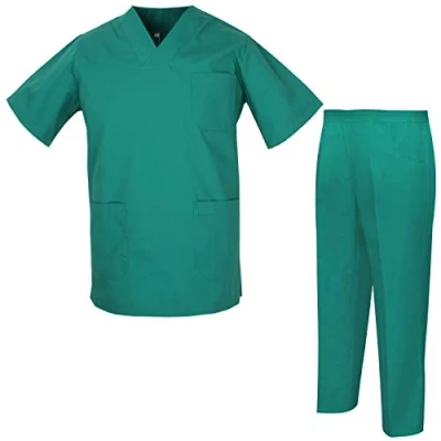 Image of MISEMIYA Casaca Y Pantalón Unisex Uniformes Sanitarios 8178 Jacket and Trousers Sanitary, Verde, M