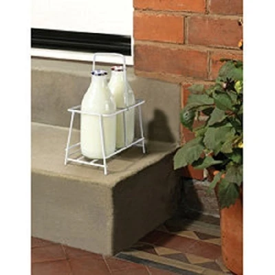 Image of 2XMilk Bottle Holder to Hold 2 Pints of Milk