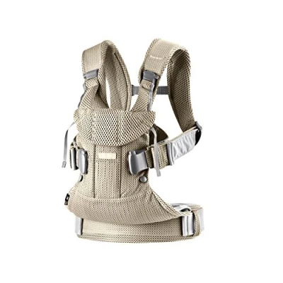 Image of BabyBjörn Baby Carrier One Air, 3D Mesh, Grey beige