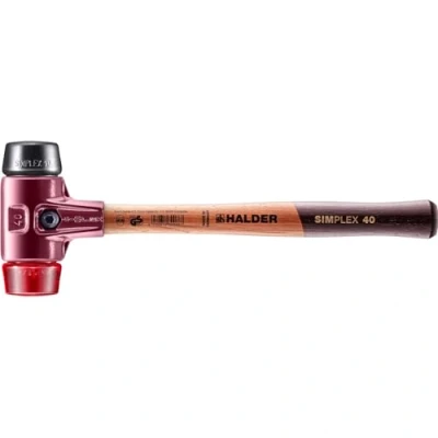Image of Halder 3026040 40 mm 3026 Rubber/Plastic &quot;Simlpex&quot; EH Soft Face Mallet Multi Colour
