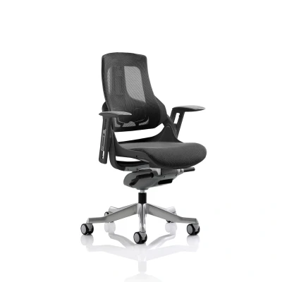 Image of Zure Executive Chair Black Frame Charcoal Mesh EX000220