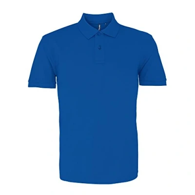 Image of Asquith &amp; Fox Men&#039;s Polo Shirt, Blue (Bright Royal 000), Small (Size:Small)